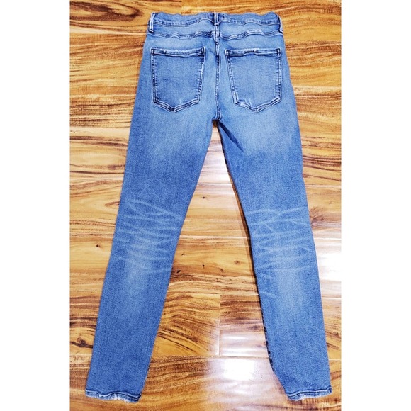 AGOLDE Sophie High Rise Skinny Crop Jeans in Spell Distressed Stretch Size 27 - Picture 3 of 8